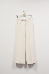 Kremowe, spodnie garniturowe, MANGO, 34 (XS)