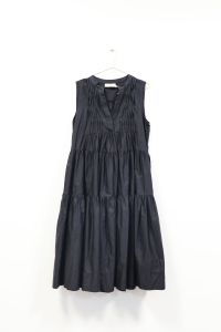 Czarna, bawełniana sukienka midi, DEVOTION TWINS, 36 (S)