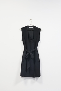 Czarna sukienka z paskiem, MARELLA, 36 (S)