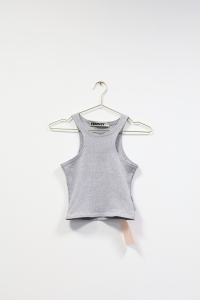 Szary, prążkowany top, FEMSSY, 34 (XS)