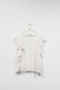 Kremowa dzianinowa bluzka ZARA, 36 (S)