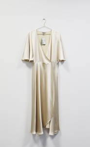 Długa szampańska sukienka, NOWA, H&M, 38 (M)