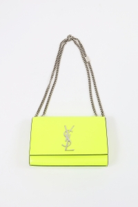 Żółta neonowa torebka, SAINT LAURENT