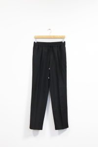 Czarne spodnie na gumce, MANGO, 36 (S)