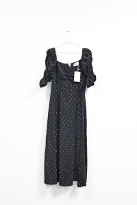 Sukienka ze złotymi elementami Nanie midi, NOWA, BIZUU 