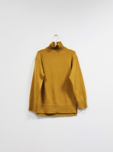 Miodowy sweter z golfem, H&M, 34 (XS)