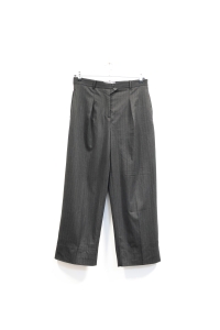 Szare spodnie garniturowe w paski, ZARA, 40 (L)