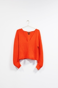 Pomarańczowy sweter, MASSIMO DUTTI, 36 (S)