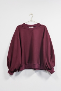 Bordowa bluza, PATCHOULI, ONE SIZE