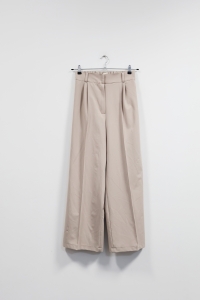 Beżowe spodnie w kant, NOWE, LA GABRIELLE, 38/40 (M/L)