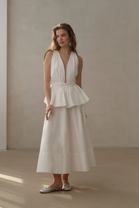 Spódnica Toscana Skirt White, DUENDE