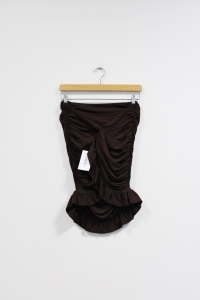 Brązowa spódniczka mini, NOWA, SKINLA, 36 (S)