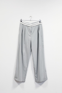 Szare, szerokie spodnie, RESERVED, 42 (XL)