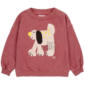 Bawełniana bluza dziecięca UNISEX z nadrukiem pieska, BOBO CHOSES