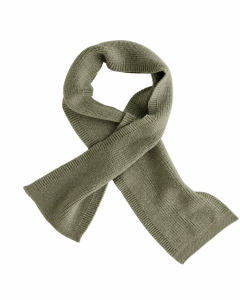 Szalik, 100% merino, HVID, khaki/artichoke