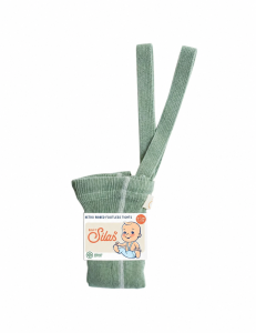 Legginsy/rajstopy z szelkami – Pastelowa zieleń/Matcha Oat Latte /Silly Silas