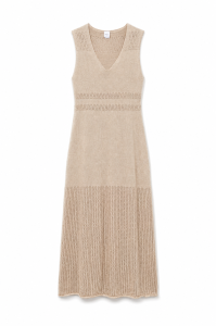 Beżowa sukienka maxi, POSH, ONE SIZE