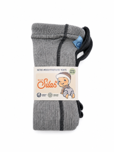 Legginsy/rajstopy z szelkami – Szare/Czarne/ Silly Silas 